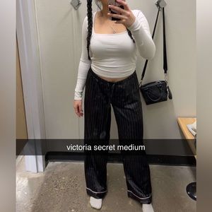 victoria secret silk pj pants